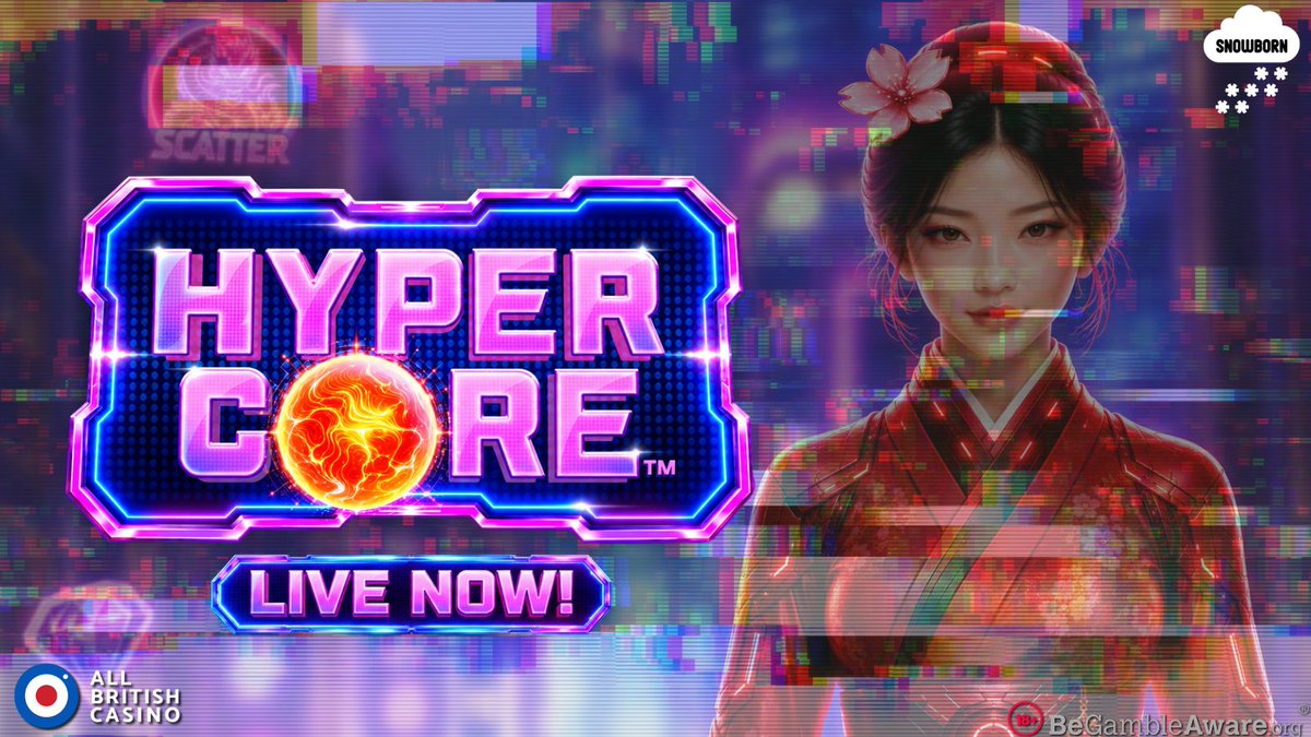 allbritish_'s tweet photo. β‘ Hypercore by Snowborn Games is live!
π° Available now at All British Casino.
#AllBritishCasino #Hypercore #SnowbornGames #NewSlot #NewGameRelease
18+ | Gamble responsibly