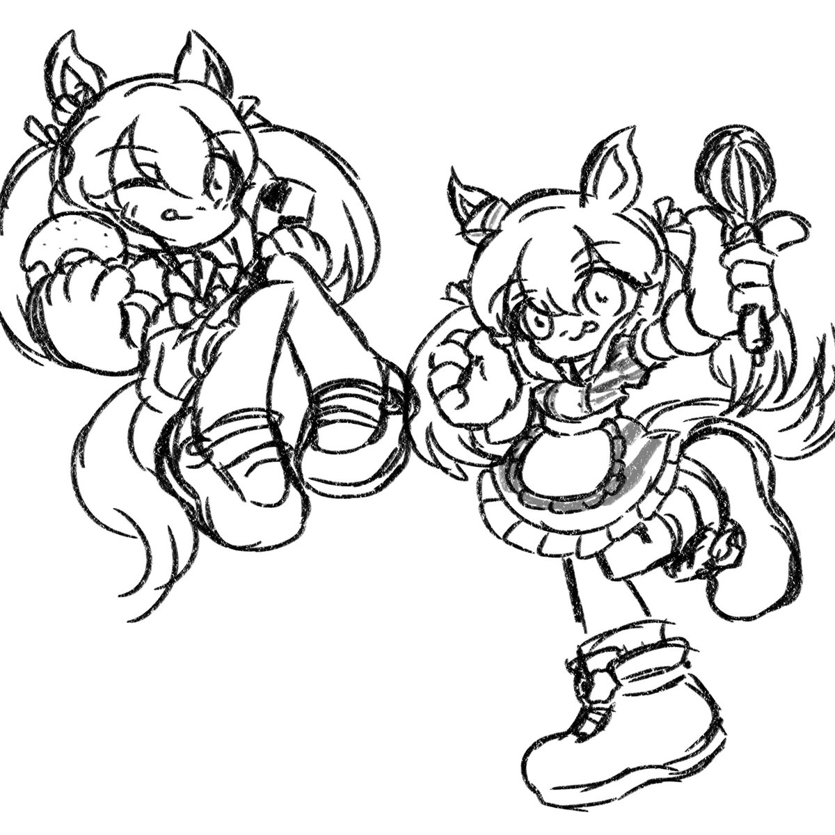 gomipepe's tweet photo. ウマ娘のヒシアケボノ(兄者の推し)も描いたからのせときます https://t.co/6d0sPBtDI0