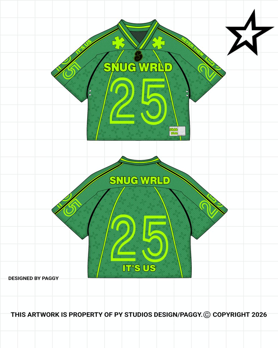 Rarelyseenpaggy's tweet photo. Designed a jersey outfit for @snug_wrld  
Looking it is 💥
Open for commission 📥 🙏
#clothingdesigner
#clothingbrand
#mockupdesign. https://t.co/74dDhUzxAa