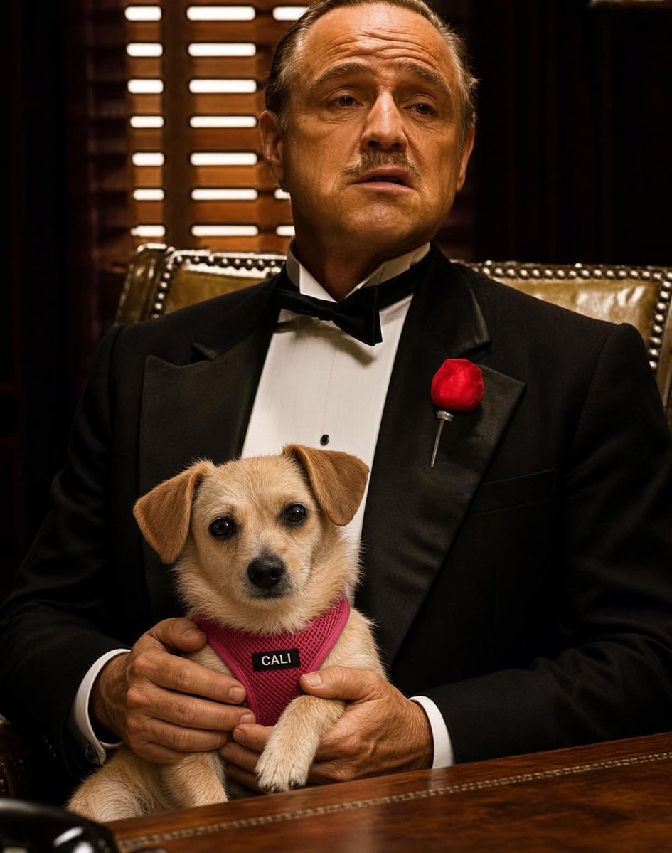 CaliDailyPaws's tweet photo. I’m gonna make you an offer you can’t refuse:
.................... solana:8k4sBtEeK4pf26noKqApv8NBTnuSJcbdwpKYknk5PbAA https://t.co/USKRZVxBYP