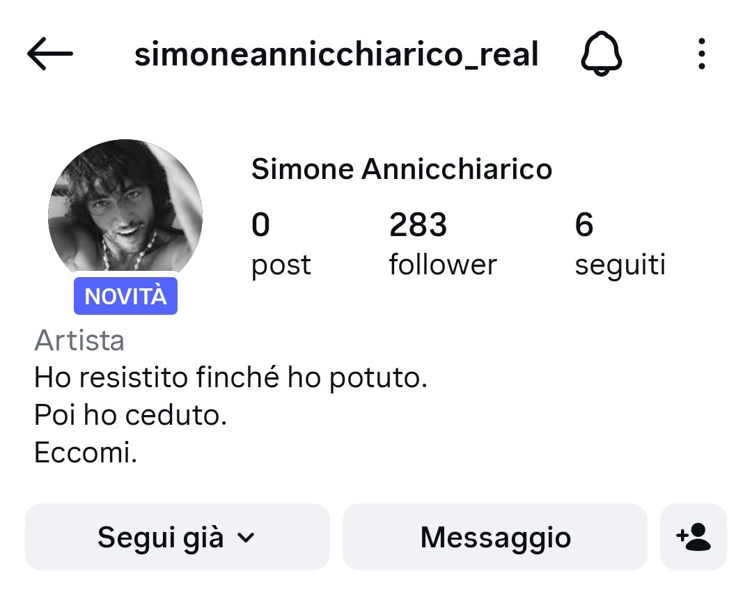 Nu13961027's tweet photo. Simone Annicchiarico su ig 🥳🔥
#nosimonenogfvip
#gfvip https://t.co/VzlOaeiTTA