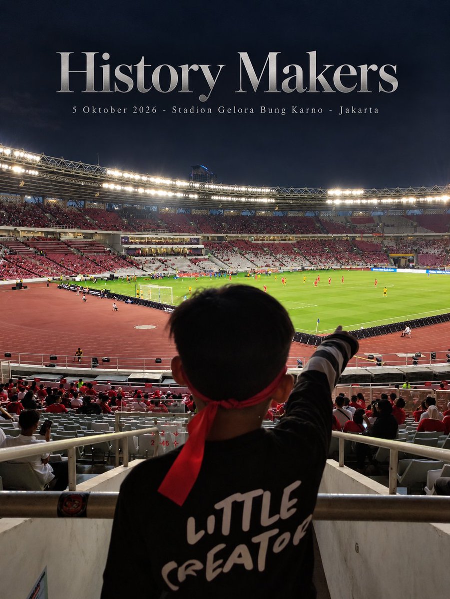 azzab56's tweet photo. An unforgettable night at GBK! 
🇮🇩🇮🇩🦅🏆
#KitaGaruda #FIFAASEANCup2026 #TimnasDay #TimnasIndonesia https://t.co/2bC9o5i86F