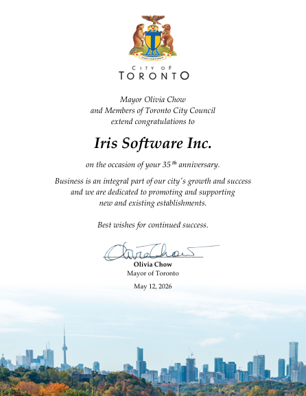 IRISSoftware's tweet photo. 𝐂𝐞𝐥𝐞𝐛𝐫𝐚𝐭𝐢𝐧𝐠 35 𝐲𝐞𝐚𝐫𝐬 𝐨𝐟 𝐈𝐫𝐢𝐬 𝐒𝐨𝐟𝐭𝐰𝐚𝐫𝐞 — 𝐚𝐧𝐝 𝐨𝐮𝐫 𝐣𝐨𝐮𝐫𝐧𝐞𝐲 𝐢𝐧 𝐓𝐨𝐫𝐨𝐧𝐭𝐨. 🇨🇦 https://t.co/8j5wFSRJq2