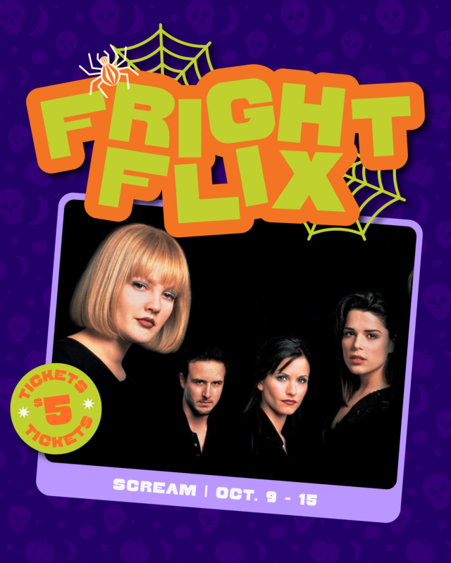 evocinemas's tweet photo. Check out Scream and Monster House back on the big screen for FrightFlix this week!

Snag your $5 tickets 🎟️ NOW: https://t.co/dgU18L3QTo https://t.co/sbxh6iiHdn
