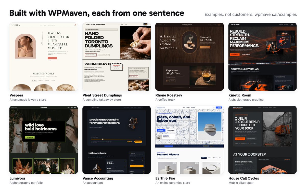 WPMavenAI's tweet photo. 🙌 Tell us the business you never started. We will personally help 10 of you set it up in launch week!

Reply with your idea in one or two sentences on our @ProductHunt thread 👇
https://t.co/Sah4lPCnL7

#WPMaven by @yotako_io launches Monday, October 12. #AI #StartYourBusiness https://t.co/serc5046q4