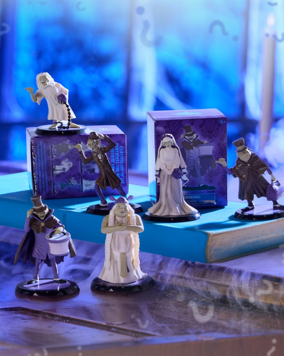 disneystore's tweet photo. Which ghost will follow you home? Haunted Mansion Blind Boxes arrive on October 9.  👻 https://t.co/Qb3dbp2Zpd