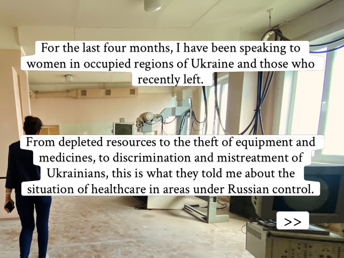 RuchiKumar's tweet photo. Over the last few months, I interviewed several Ukrainian women who are currently living in occupation or had recently left about what they had been experiencing under the Russian occupation. https://t.co/BhNxlpuyu6