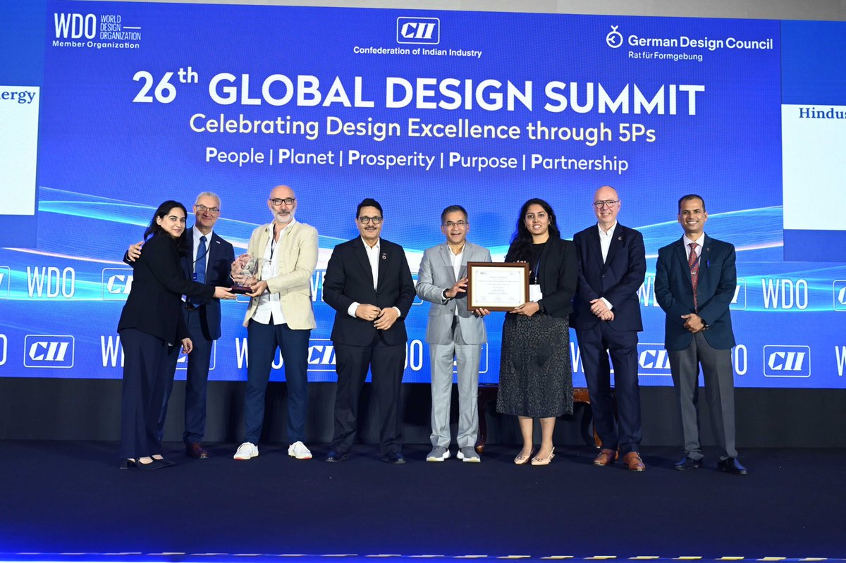 Hindustan_Zinc_'s tweet photo. #AmaZinc Win for Hindustan Zinc's Brand & Communication Team!
Hindustan Zinc’s website themed Powering Clean Energy Transitions has been recognised among the Top 50 Designs at the 16th CII Design Excellence Awards 2026 in the Communication Design category, celebrating the creativity, craft and purpose behind a digital experience that brings our clean energy story to life.
@FollowCII