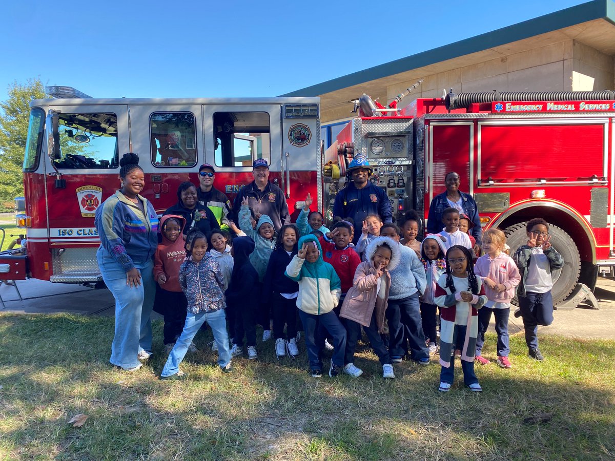 BaltimoreFire's tweet photo. The Baltimore City Fire Department visited Sinclair Lane Elementary School for Fire Prevention Week, sharing important lessons on fire safety and safe charging habits. Thank you to the students and staff for welcoming us and helping make fire safety a priority! https://t.co/Z99Vnfpd4U