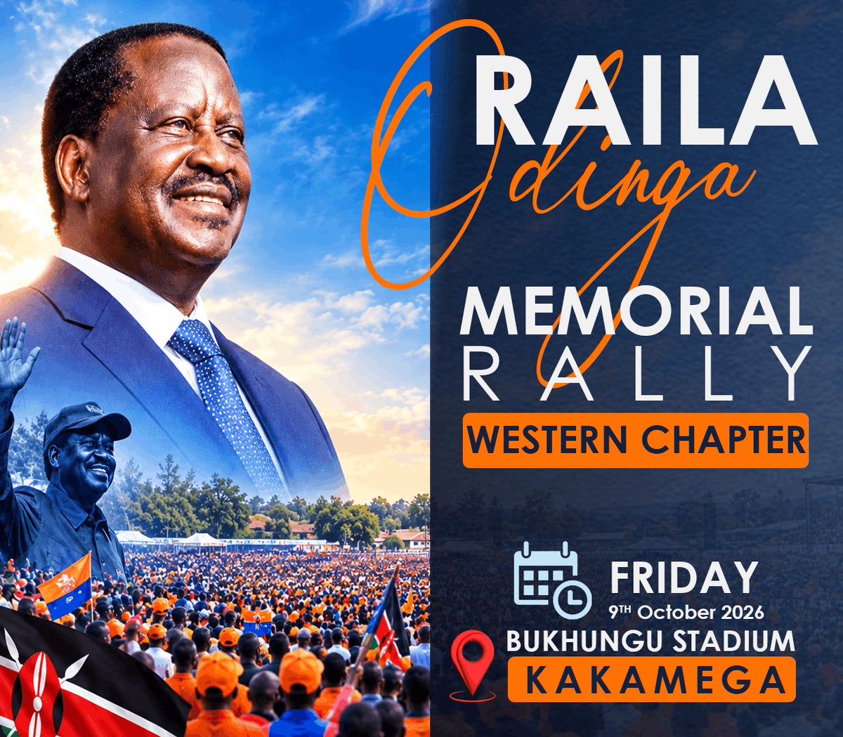 TheODMparty's tweet photo. Kakamega… Friday 9/10 https://t.co/TcIBHJe8DU