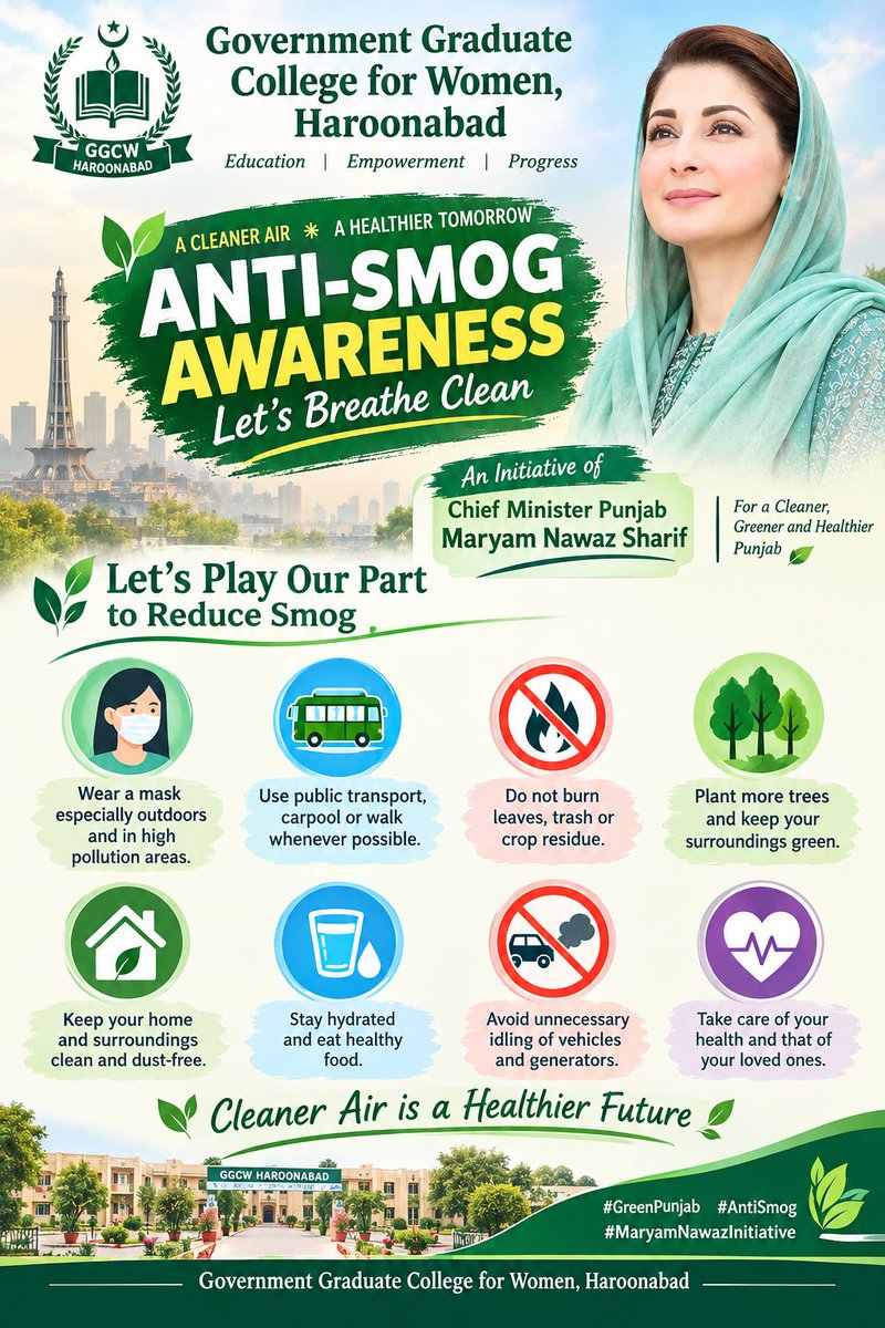 GovtGCWHND's tweet photo. Clean air is a Healthier future https://t.co/pPeB6UkmYl