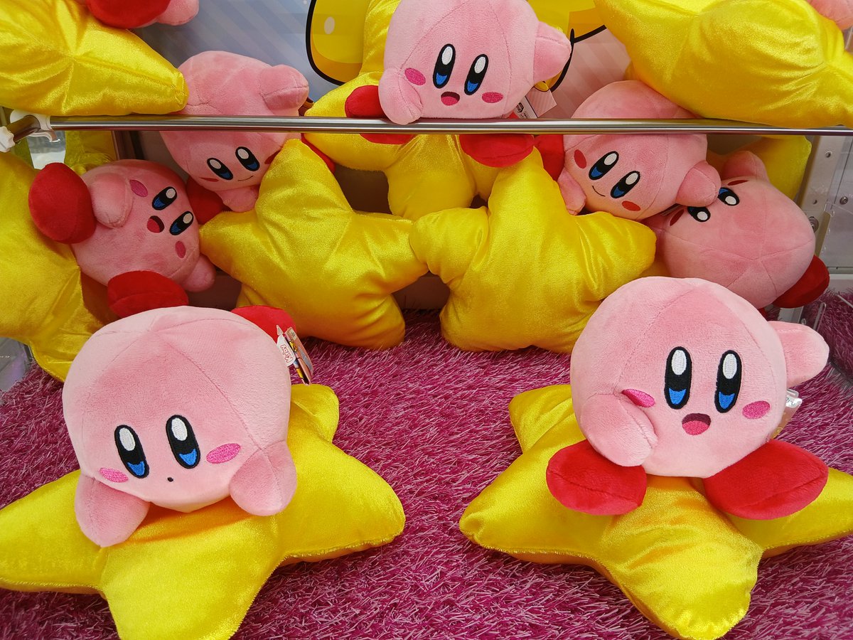 pin_pan_simo's tweet photo. 【景品入荷情報】

・星のカービィワープスターカービィぬいぐるみ

入荷しました！

#星のカービィ　#ぬいぐるみ
#ピンパン下妻 https://t.co/movoOo91Lj