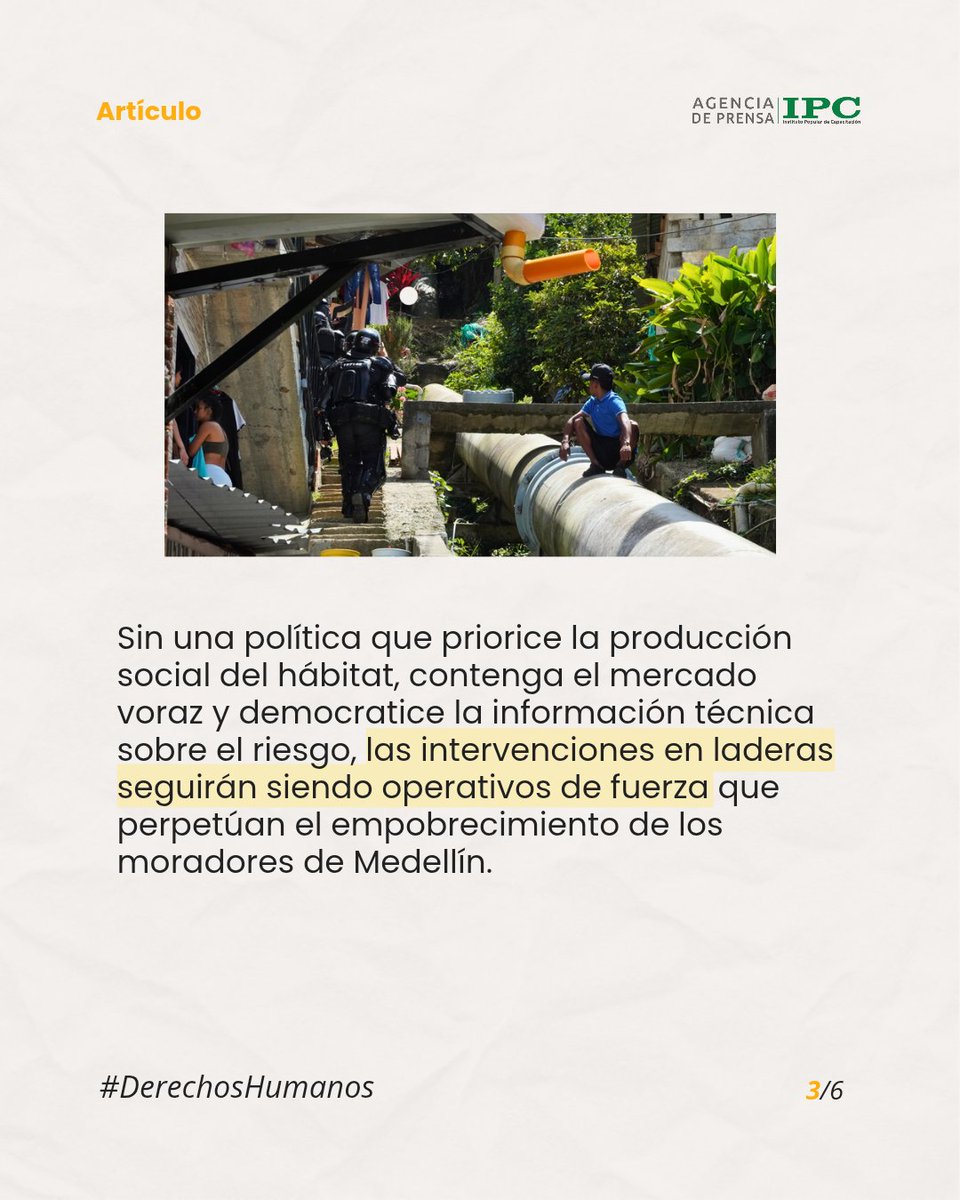 IPCoficial's tweet photo. #DerechosHumanos | 🏠 Garantizar un techo en Medellín es hoy una carrera de obstáculos. Las barreras para construir o adquirir vivienda, sumadas a la falta de respuestas institucionales efectivas, han precarizado el habitar urbano. 

👇🏽👇🏽 https://t.co/jN9yTpA0UZ