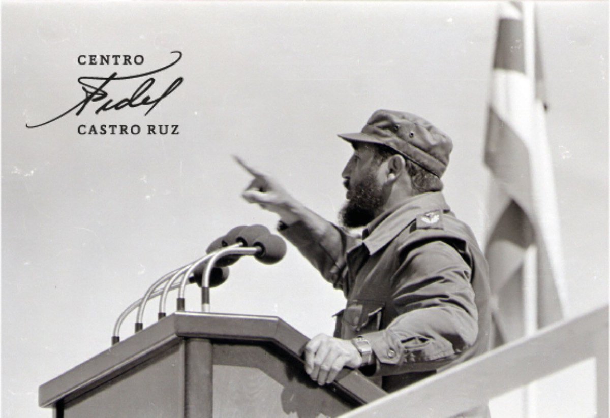 centrofidel's tweet photo. #Fidel: “¡Con bloqueo o sin bloqueo, seguiremos luchando frente a todas las dificultades, frente a todas las dificultades naturales, las dificultades de cualquier índole. No van a lograr jamás que se desaliente nadie en las filas de nuestra Revolución!”.
#TumbaElBloqueo https://t.co/d67sbEDpEC