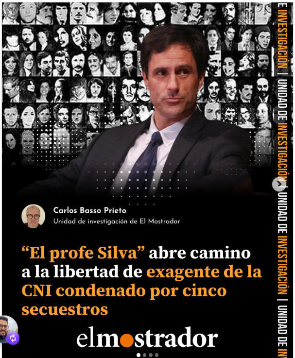 codepuchile's tweet photo. Violador de DDHH aspira a rebaja de 19 meses de su condena, debido a su buena conducta en el penal de Colina 1. El año pasado, el entonces ministro Jaime Gajardo negó esa posibilidad, pero hoy el subsecretario de Justicia, Luis Silva, se allanó a ella. https://t.co/SxhYf6dYnC https://t.co/CNNBrU4kLB