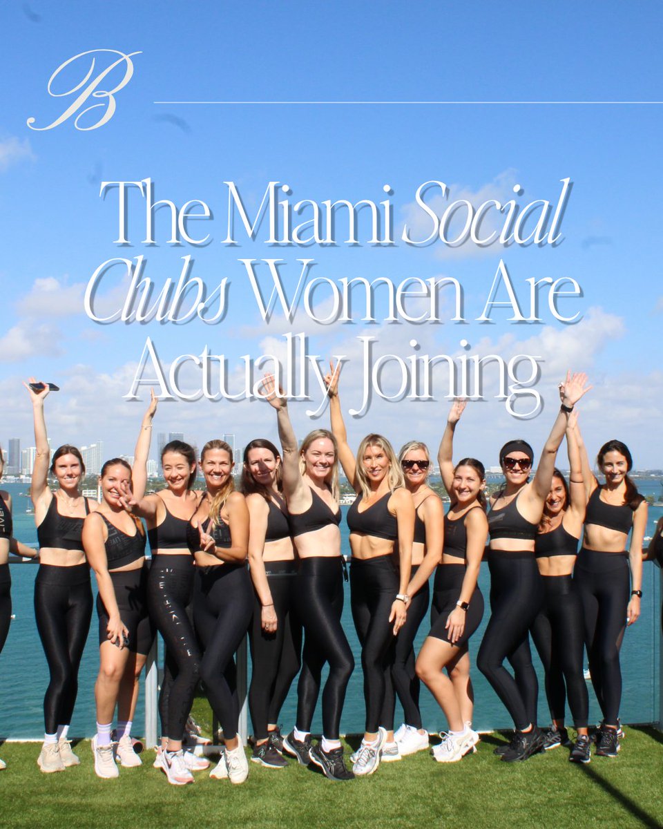 thebrickellbabe's tweet photo. Miami is in its private club era. The room matters less than who's in it. That's what The Brickell Babes was built for, Miami's original women's social club. Link in our bio for exclusive Brickell Babes perks and surprises.
#BrickellBabes https://t.co/GcrGhKJJBk