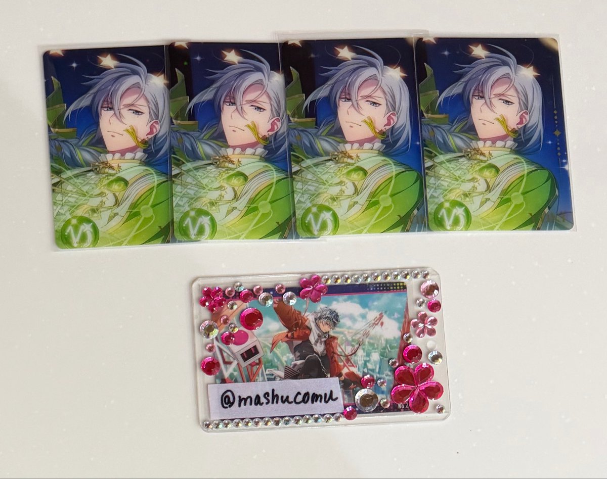 mashucomu's tweet photo. 【交換】アイドリッシュセブン  アイナナ 16 STAR SIGNS 16SS クリアカード クリカ

譲：千

求：百

✴︎郵送交換希望

ピンポイントで難しいとは思いますが
検索からもお気軽にお声掛けください！ https://t.co/yX0VeFmg8o