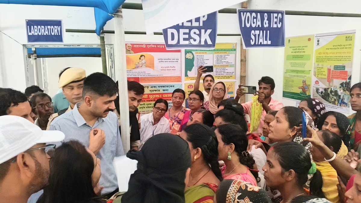dc_hailakandi's tweet photo. The third inauguration event was held at Sadbhavna Mandap, Lala Development Block, attended by key officials: Additional District Commissioner Smt. Antara Sen, Assistant Commissioner Gaurab Dutta, the Circle Officer and BDO of Lala.
@CMOfficeAssam @diprassam https://t.co/waJeyhRmXX