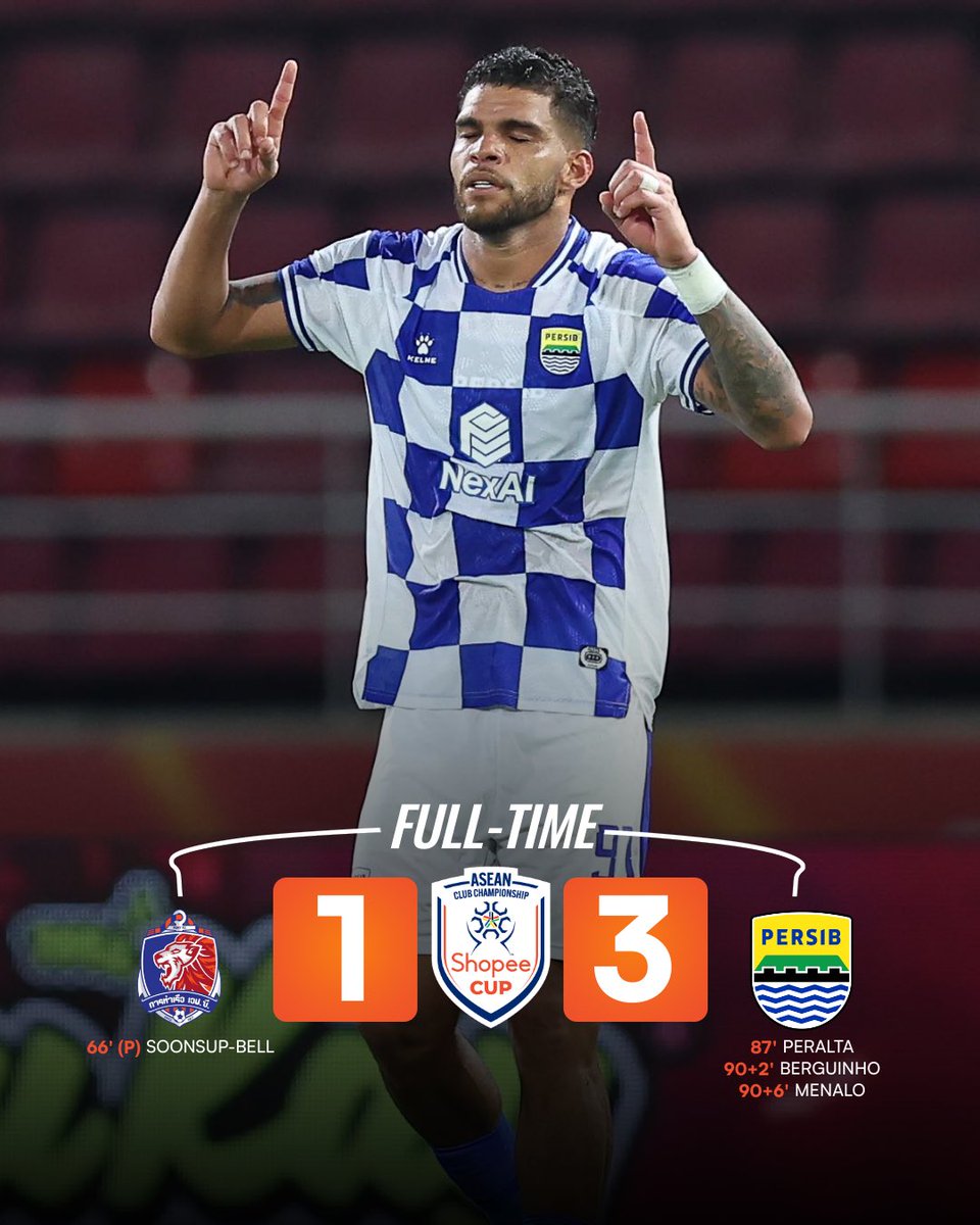 aseanutdfc's tweet photo. Persib Bandung complete the comeback to seal all 3️⃣ points 

#ShopeeCup 
#ASEANUtdFC https://t.co/OcxasgOEXU