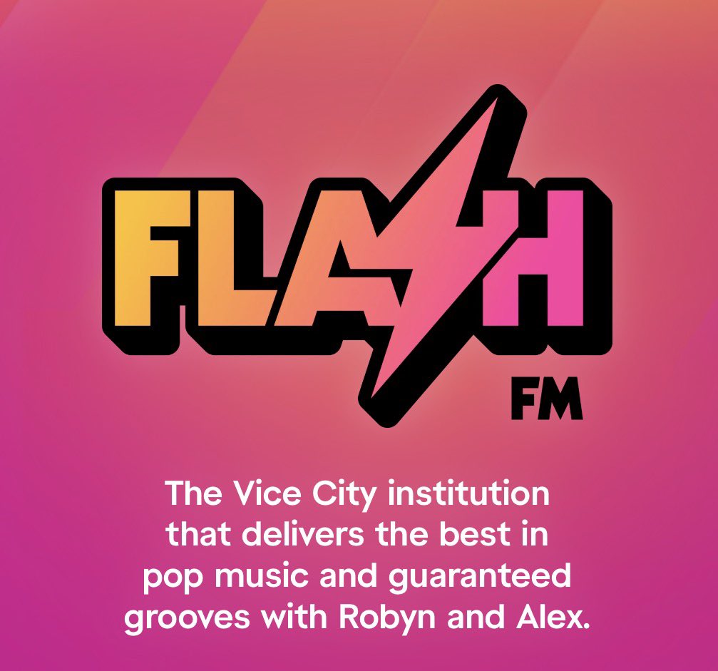 PulseverseGTA's tweet photo. FLASH FM is back!

#GTAVI #GTA6 #RockstarGames https://t.co/DU9nfAwKqZ