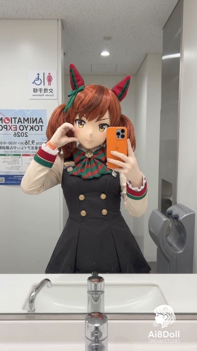 ai8doll's tweet photo. * Posing like a figure doll
'Practicing poses in the restroom before the photoshoot.'
#kigurumi
#DollPose #LivingDoll
#umamusumeㅤ #nicenature
https://t.co/hIIiI65ZSg https://t.co/Yh930Ezapv
