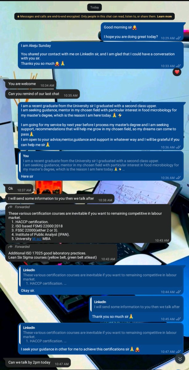 Dex_xy1's tweet photo. @RealMrKay I might not be able to talk about the job yet, but my experience has been great.
The people I’ve connected with and the relationships I’ve built have added so much value to my life. It has made me realize that LinkedIn can offer so much more than just getting you a job. https://t.co/iAg8H39lsu