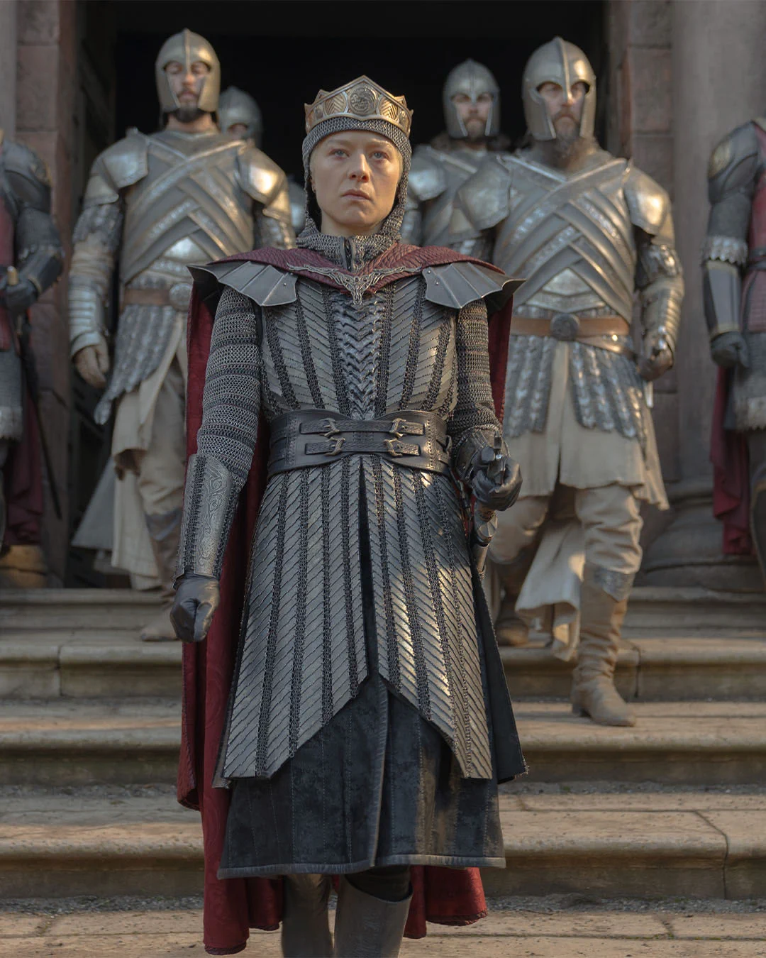 New Images Showcase Queen Rhaenyra's Striking Royal Armor