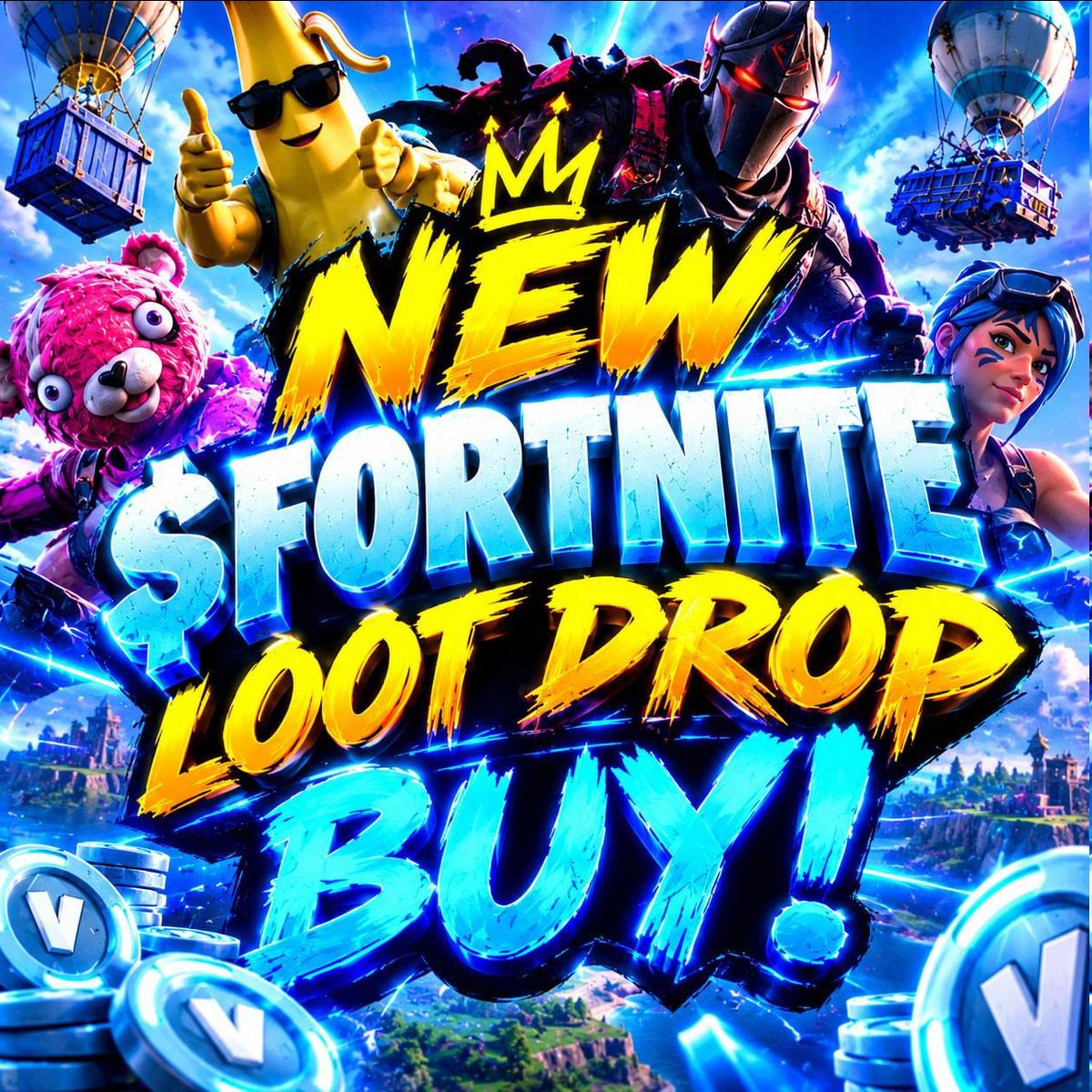 FortniteLootSol's tweet photo. The #FORTNITE Loot Drop Telegram is open 🎁

Winner shoutouts, Mega Drop alerts and updates straight from the team. Come hang with the $FORTNITE squad.

👉https://t.co/sEuG7G4Mer

https://t.co/AnG1X0zOo5 https://t.co/NVSygDEzDL