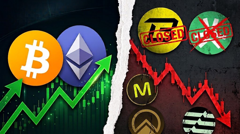 Satori_btc's tweet photo. Star projects like Blast and Abstract are officially pulling the plug, while rumors spread around dying L2s like Mode, Zircuit, and even major chains like Aptos.

Meanwhile, institutions keep pumping billions into BTC via ETFs.

Why this extreme divergence? https://t.co/XBaMAiIzue
