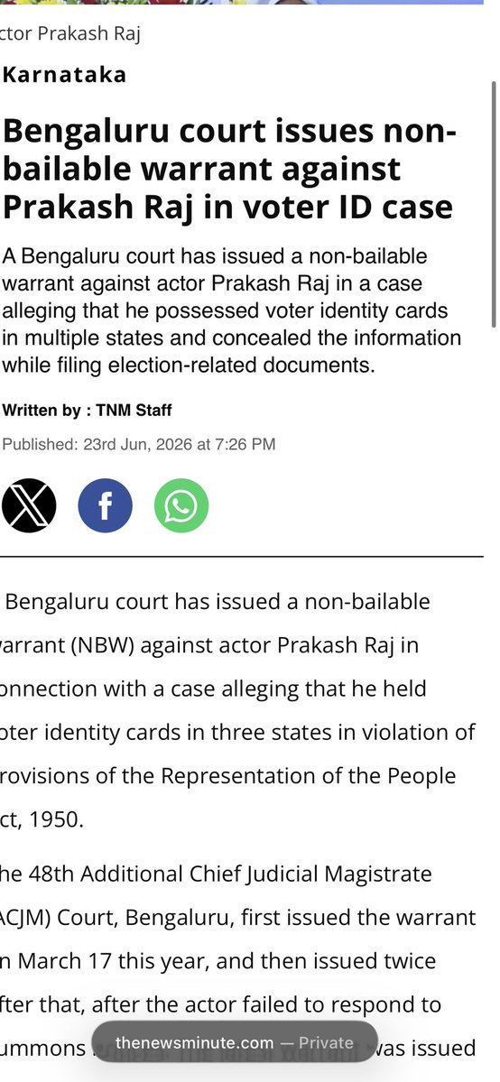 InkedLids's tweet photo. @lav_exe @BNFtrader3 @prakashraaj pls know about it .. he has a case going on him for keeping multiple voter ids .. why shud such ppl vote tell me ? He was the very organiser of this Bangalore CJP protest which u are blindly supporting! If u support this u definitely support keeping multiple voter ids as well https://t.co/09ffxzgknT
