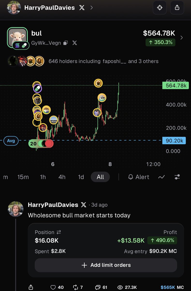 harrypauldavies's tweet photo. ye so basically the new meta isn’t ai and tech

it’s communities 

and not having certain molesters in your coins

anyway https://t.co/32UCT9BlzA