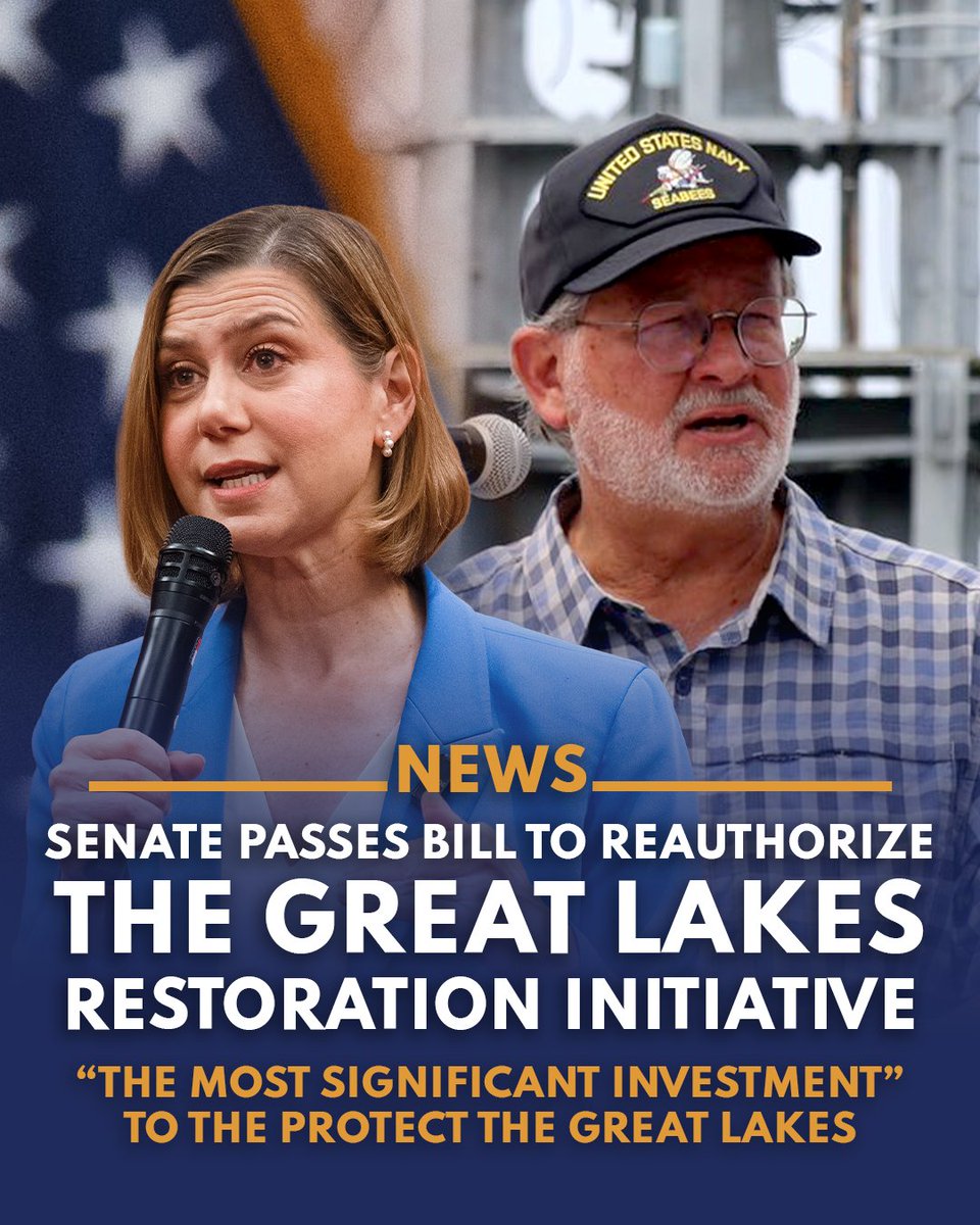 SenGaryPeters's tweet photo. The Great Lakes Restoration Initiative is the most significant investment ever made to restore and protect our Great Lakes. I’ll keep working in a bipartisan way to get this commonsense bill passed into law to help protect the Great Lakes for future generations. https://t.co/8unmxMdZa2
