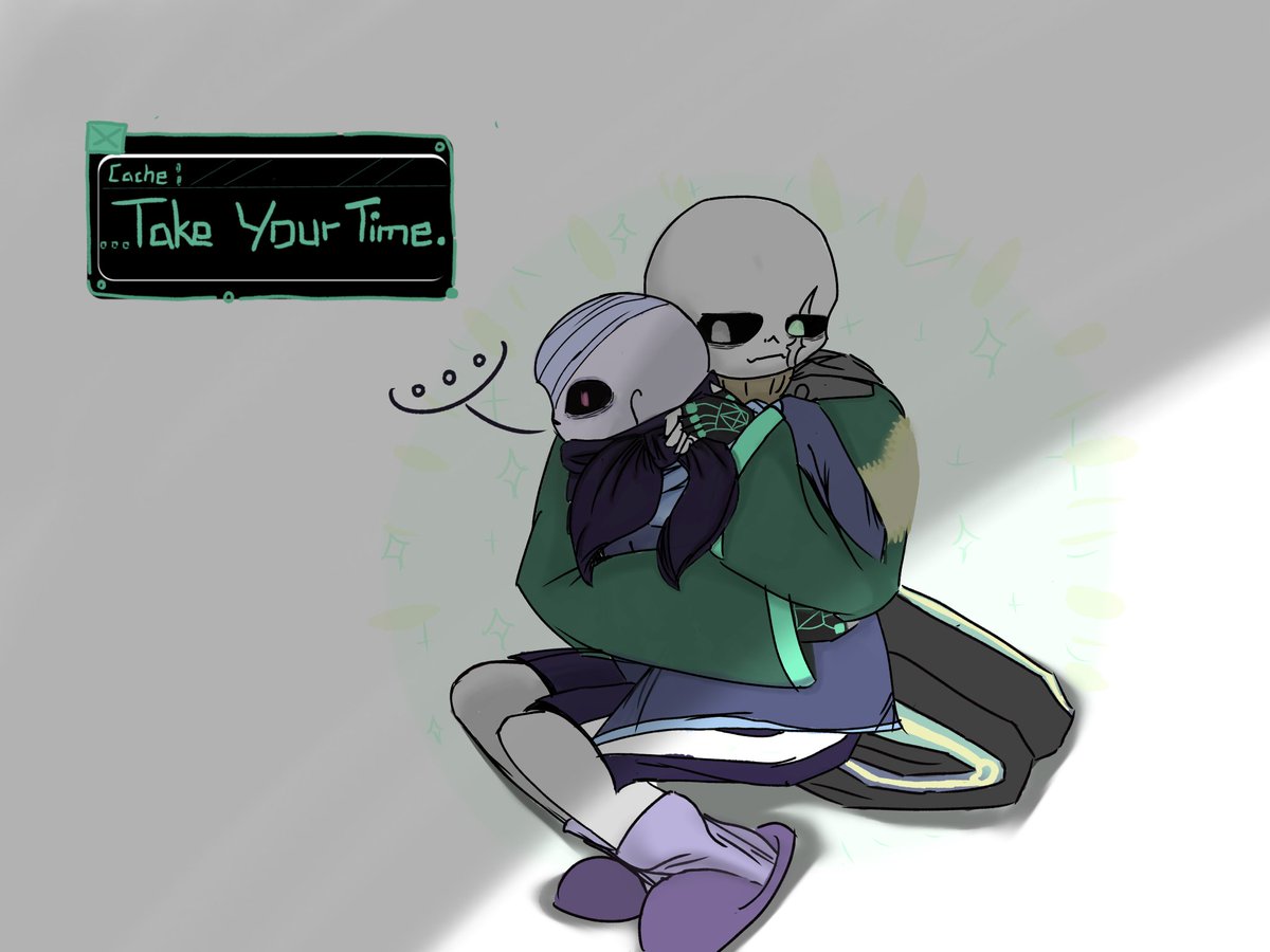 Orenji_Utawa17's tweet photo. A small quiet moment of comfort for both of them...
Madness was probably a bit caught off guard.(lol idk but Cache does hope it helps since he really cares)
Diff frames 4 wat he possibly would say
Madness Sans by @Happeey12O
Cache Sans by Me
.
.
#OCSansPolls2026
#sansaus
#utmv https://t.co/0M7C1WASR4