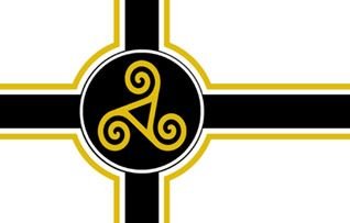 NekrowaffenAH's tweet photo. Photos from the 'Parti nationaliste intégral Breton' (PNB).

One of the least known nationalities of the sea of Waffen-SS volunteers were men from Brittany.

Flag of 'Bagadoù Stourm', The Celtic Waffen SS. https://t.co/3KwgPRkkI3