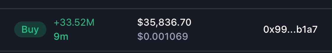J_O_Morrison's tweet photo. Don’t sleep on $TART

Whale just bought $35.8k ( 33.52 million $Tart) worth
While others are dumping

Weak hands out. Smart money in.
$1 and beyond is cooking 🚀🚀. HODL. More utilities are being baked by the chef @notralbnb. $1 and beyond soon. https://t.co/ErxDlCH8FF