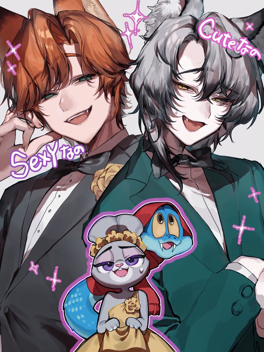 MAcona1213's tweet photo. ⚠️擬人化

どっちが好きなの？？ https://t.co/n0FmOlPUFV
