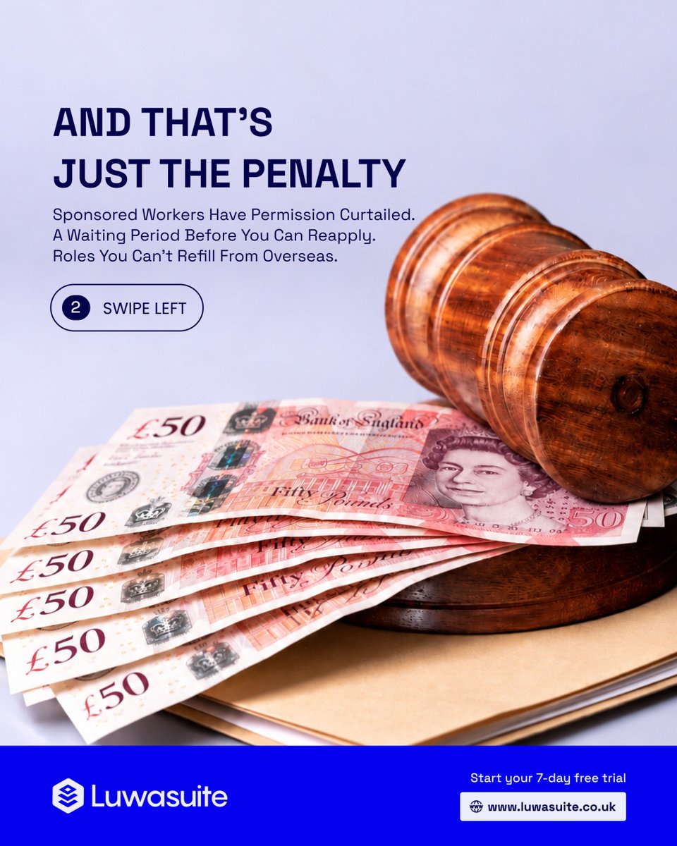 LuwasuiteUK's tweet photo. LuwaSuite starts from £49/month, helping businesses manage their workforce and compliance processes more efficiently.

Start your free trial today. https://t.co/BjQlH27s0e

#SponsorLicence #HRCompliance #RiskManagement #WorkforceManagement #LuwaSuite https://t.co/oNgGtos0WZ