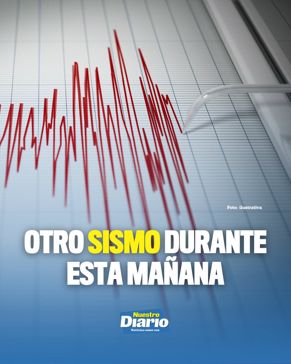 ⚠️ OTRO SISMO DURANTE ESTA MAÑANA ⚠️ El INSIVUMEH informó sobre un segundo temblor de magnitud 4.1 con epicentro en el departamento de Escuintla. El fenómeno…