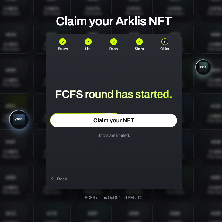 arklisdotapp's tweet photo. FCFS rounds has started.

https://t.co/rVYYykI2g1

Spots are limite. 100% Free. https://t.co/IayP0XN4nD