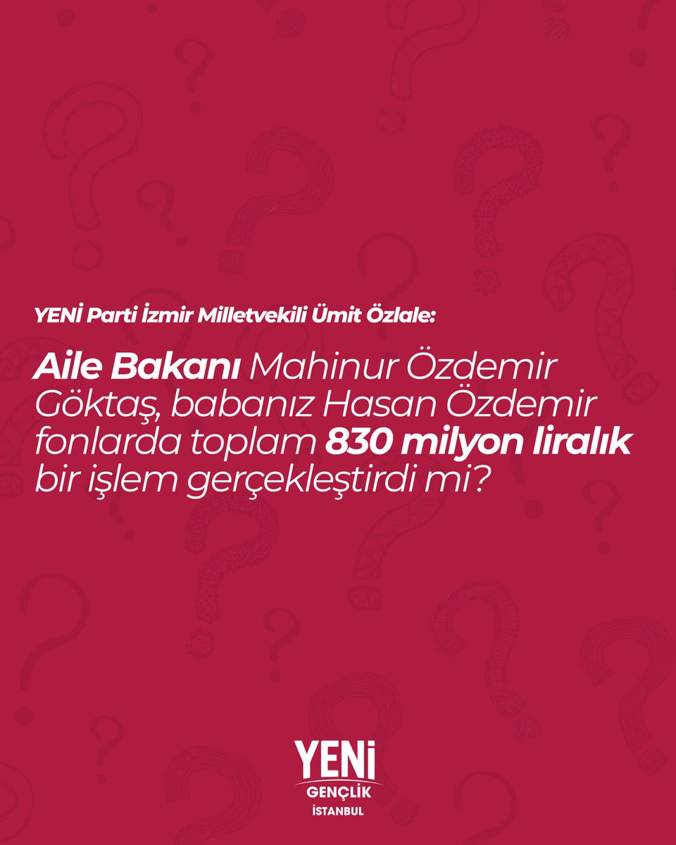 yenigenclikist's tweet photo. YENİ Parti soruyor
MİLLET Cevap Bekliyor! https://t.co/QBAubgCk4H