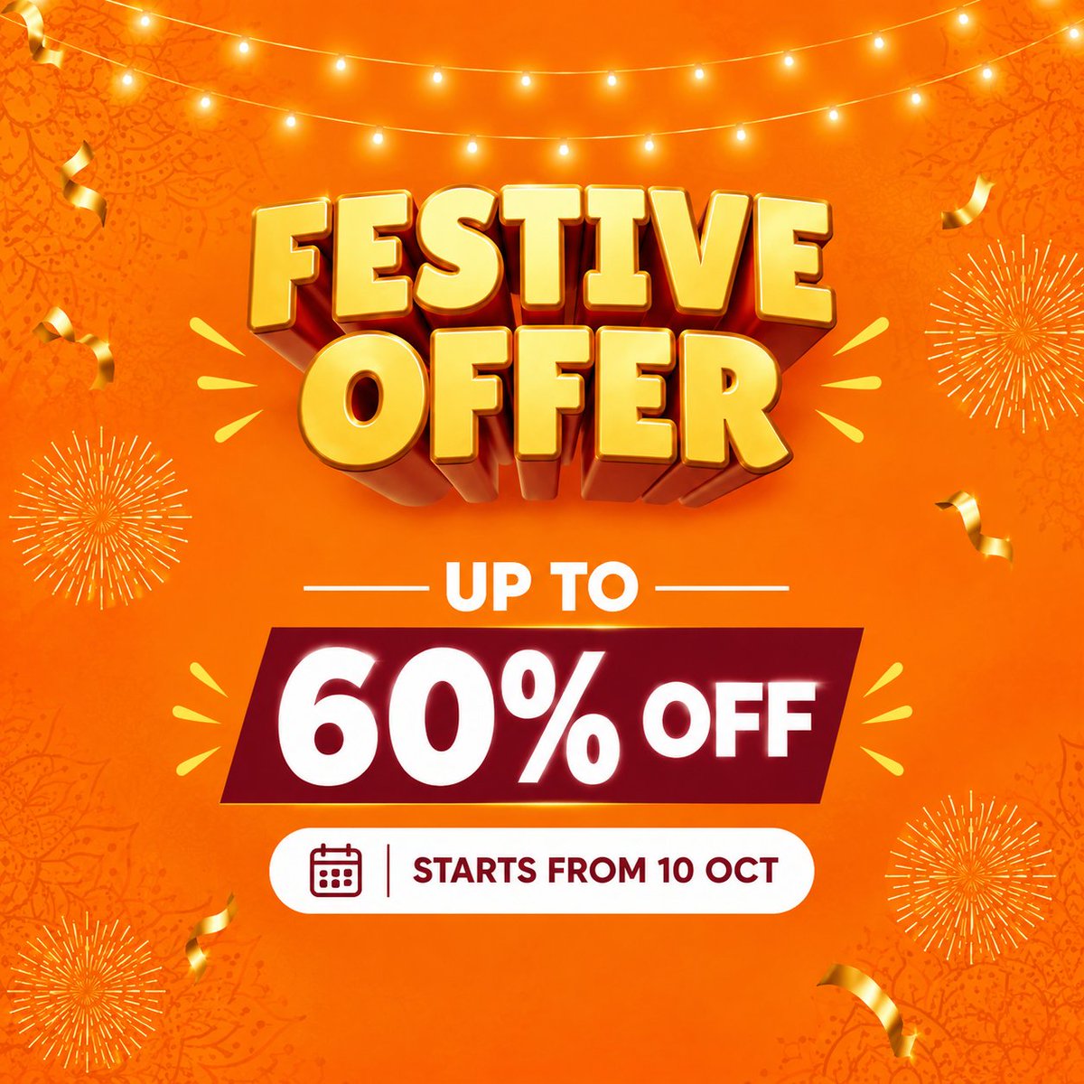 grunx_in's tweet photo. 🎉 GRUNX FESTIVE SALE IS HERE! 🎉 Starting 10th October, grab your favourite GrunX styles with 

 UP TO 60% OFF! 🔥 

 ✨ Festive vibes. 💥 Crazy discounts. 🛍️ Limited-time offer. 

 Don’t miss out shop the GrunX Festive Sale now! ��� 

 #GrunX #GrunXSale #FestiveSale #UpTo60Off https://t.co/hb8I7FQoAc
