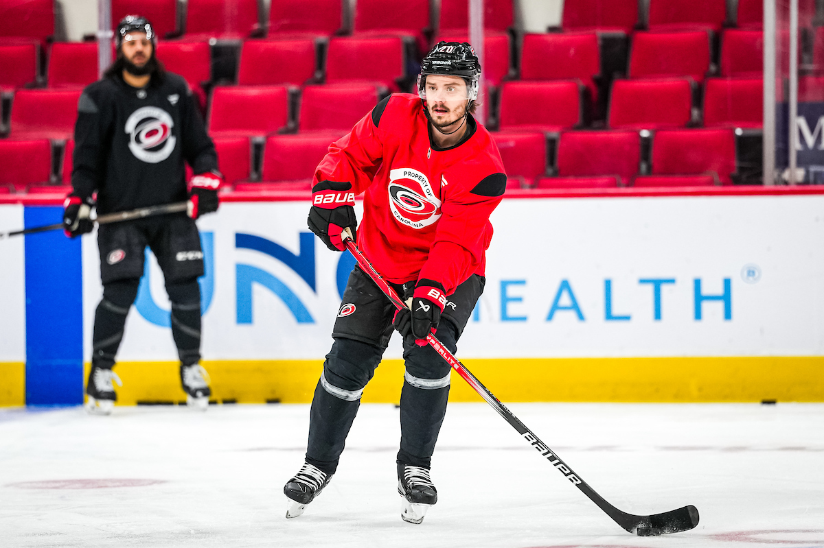 Walt Ruff: The #Canes eye a third straight win tonight when they host the Canucks.
Pyotr Kochetkov is in the starter's crease at m