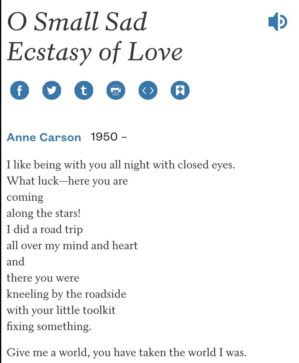 SeemaJilani's tweet photo. Some of my faves from the extraordinary Anne Carson https://t.co/m4KE0VC7Pj