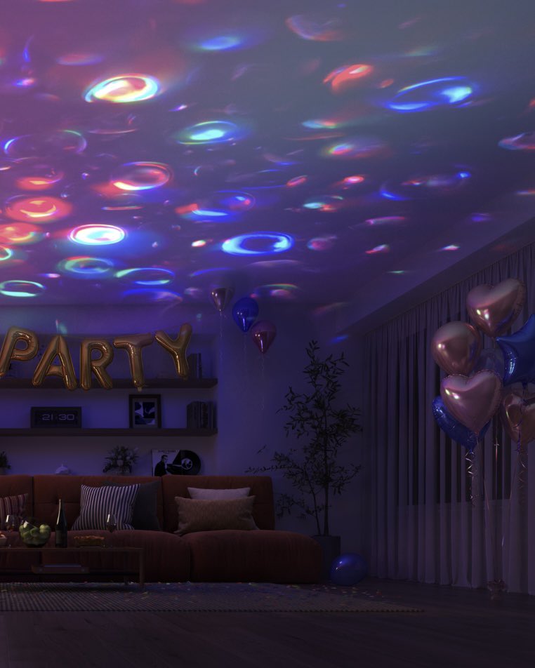 GoveeOfficial's tweet photo. And another NEW one!โจ Govee Bubble Projector Light - Immersive ocean bubble projection with dual-layer light effect, DIY customizable lighting, and white noise to create relaxing dreamy ambiance for any room. 10% off for launch! (Link in Bio!)
Transform any space into a magical underwater world! Available now. #GoveeLights