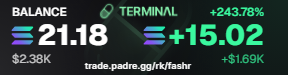 FASHRCrypto's tweet photo. +15💰

Again rinsed 7 sol profits in NA time 😃

See you tomorrow 👋

21/1000 https://t.co/X0OJJLTE36
