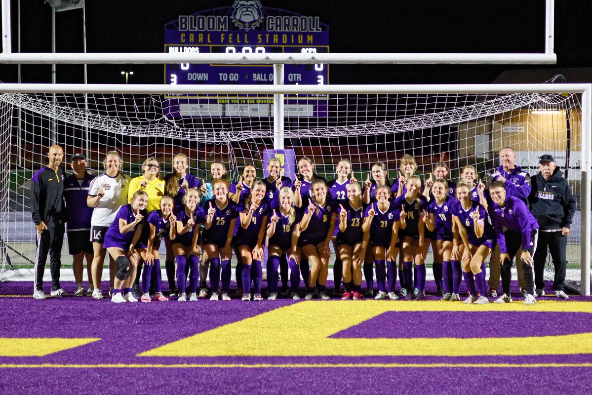 BCDawgsSoccer's tweet photo. With a win last night over Amanda Clearcreek (10-0) Varsity win our 6th straight MSL Buckeye outright championship💜⚽️💛 https://t.co/cdmEPrkakA