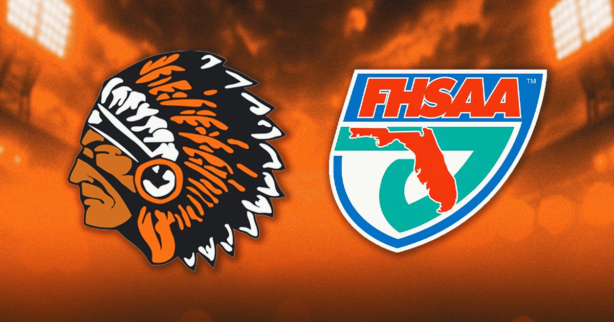 RivalsHS's tweet photo. NEW: The FHSAA has suspended 15 Miami Carol City (FL) players following the postgame brawl with Grayson (GA), per @Andy_Villamarzo.

The program is also on restrictive probation and banned from postseason play for the 2026-27 season.

Read: https://t.co/EnWFhT7z6J https://t.co/rmVKl22DXm