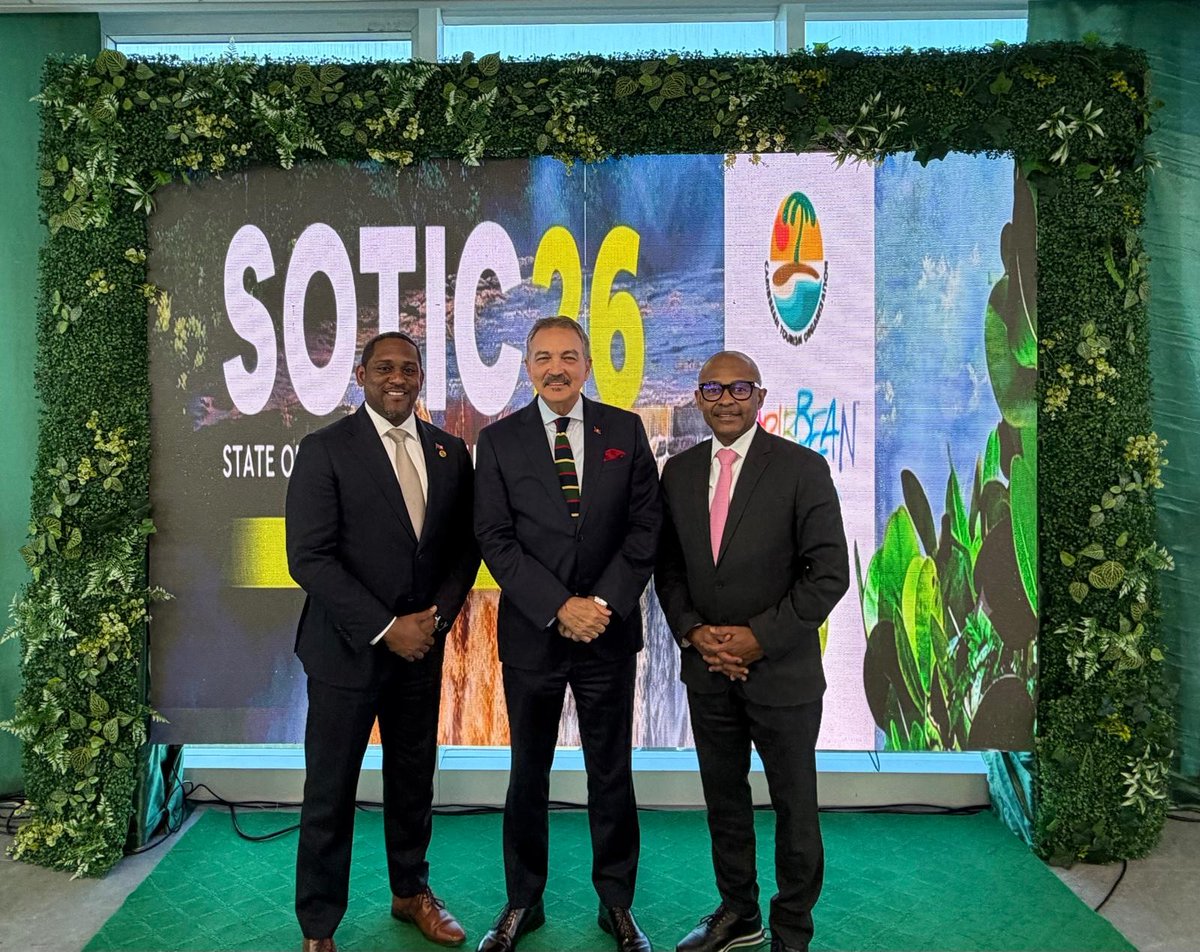 BdaGovernment's tweet photo. Minister of Tourism & Transport, Culture & Sport, the Hon. Owen Darrell, JP, MP, is representing Bermuda at the Caribbean Tourism Organization’s State of the Tourism Industry Conference (SOTIC) 2026 in Georgetown, Guyana. 🇧🇲

Held under the theme “Tourism Futures: Smart, Sustainable, and Inclusive,” the conference brings together regional leaders and stakeholders to discuss the future of Caribbean tourism.

Bermuda is also represented by Christopher Madeiros, winner of the 2026 Bermuda Youth Tourism Speech Competition, who will participate in the Youth Congress and Tourism Debate.