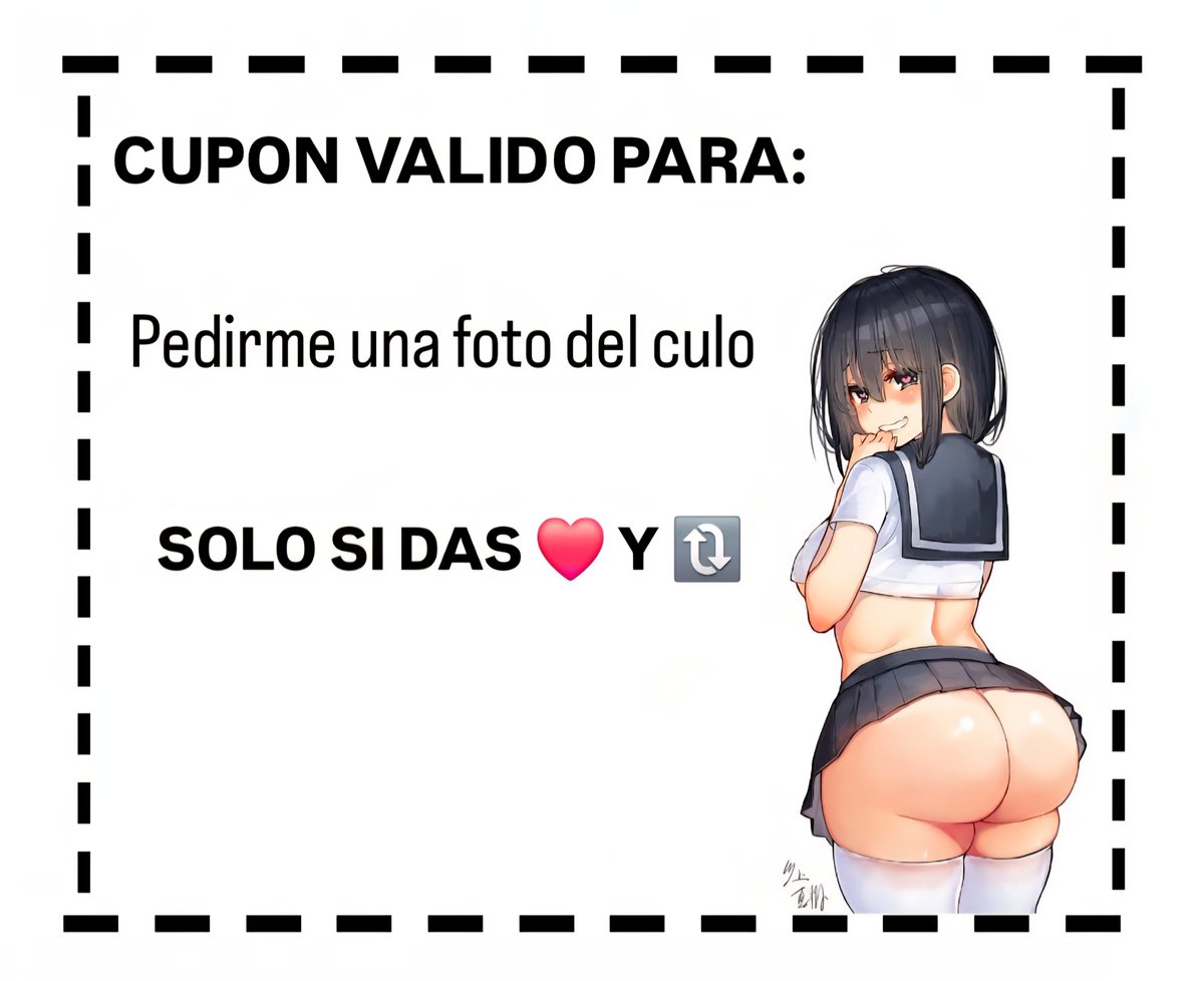 Daayyysita's tweet photo. Un cupón rico para los despiertos y cachondos, manden captura de que cumplieron para mandarles <3. 

#nsfwtw #nsfw #cupón https://t.co/Y7ASmITSAl