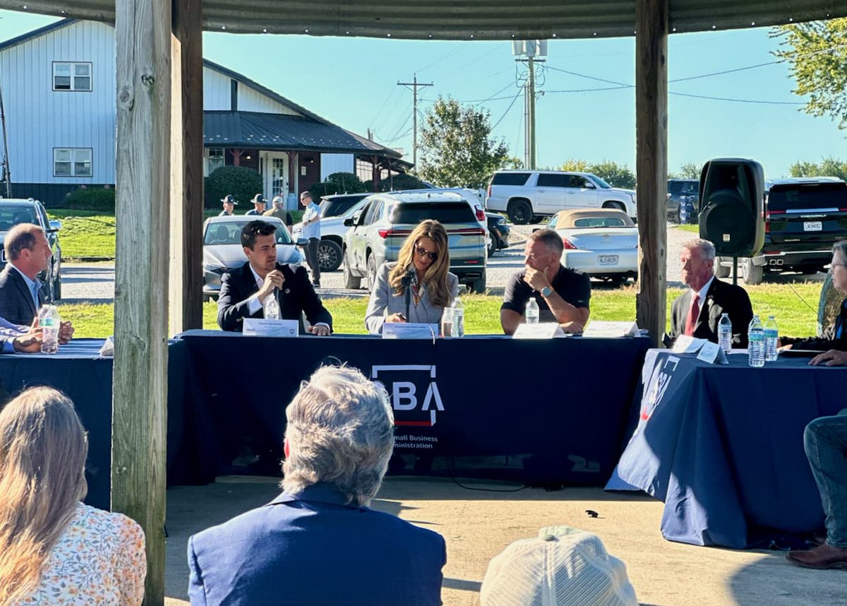 SBAgreatplains's tweet photo. Empowering rural innovators! Yesterday, @SBAgov Admin Kelly Loeffler, RA Brad Zaun, @SBA_KansasCity DD Melissa Tedesco &amp; Luis Santos joined local entrepreneurs at @shattomilk  to discuss practical resources that help rural businesses compete. https://t.co/7EFRbXAzEV